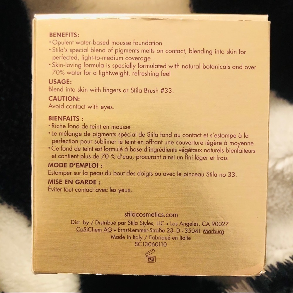 NIB Stila Lingerie Souffle Skin Perfecting Color Shade 7.0 - Picture 12 of 14